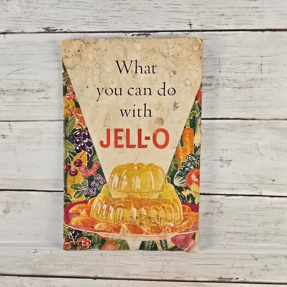VTG 1933 What You Can Do With Jell-O Recipe Booklet General Foods 2nd Edition